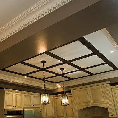 Inserted panels between beams