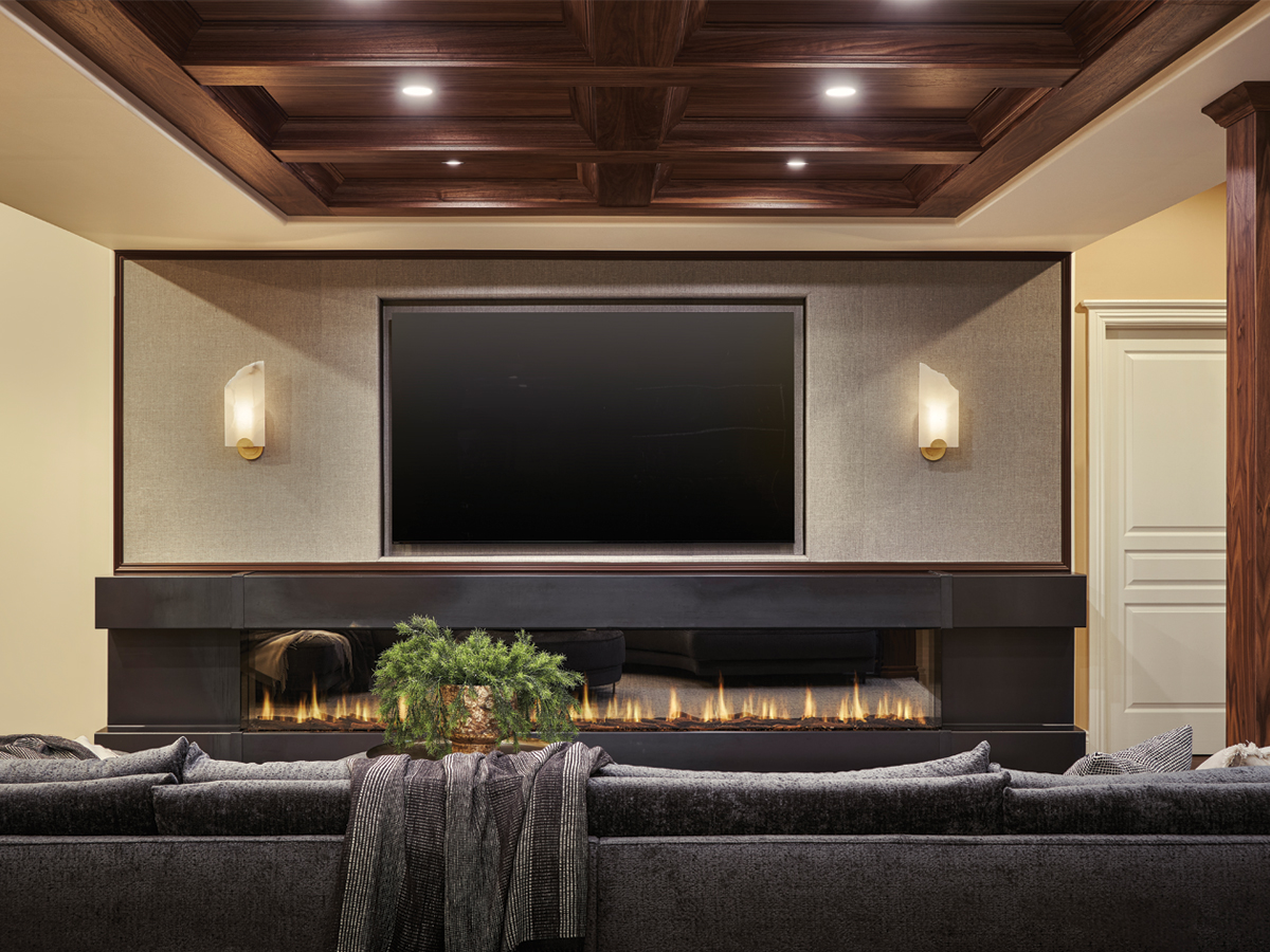 Textured Ceiling Apartment Interior Design Trends photo